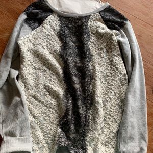 Black and grey sweater